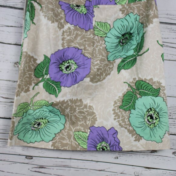 LOFT BY ANNE TAYLOR FLORAL MINI SKIRT - Picture 6 of 6